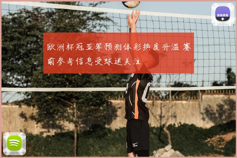 欧洲杯冠亚军预测体彩热度升温 赛前参考信息受球迷关注